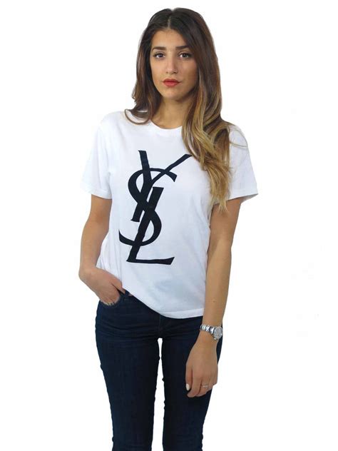 yellow ysl t shirt|ysl denim shirt.